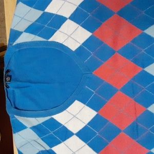 Tommy Hilfiger argyle pullover sweater